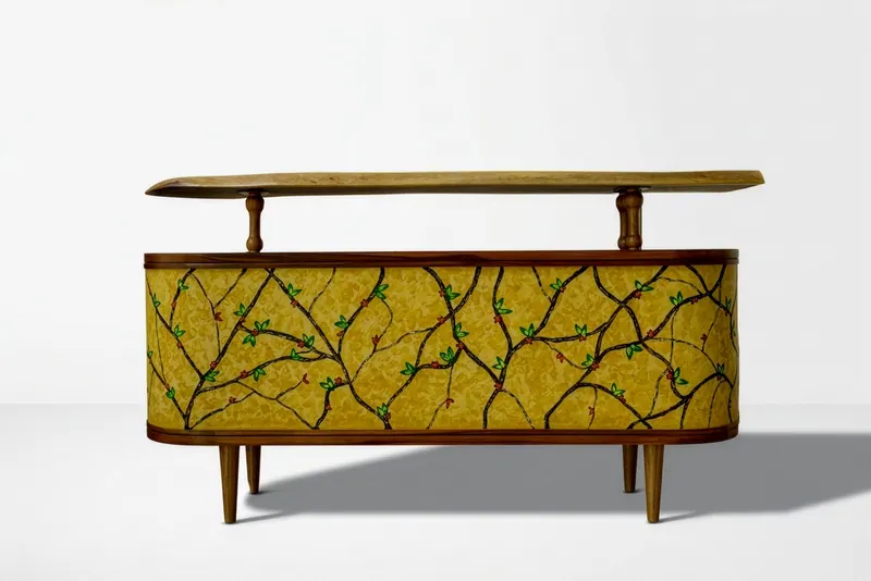 The Summer Bloom, console by Simpy Bansal — back view