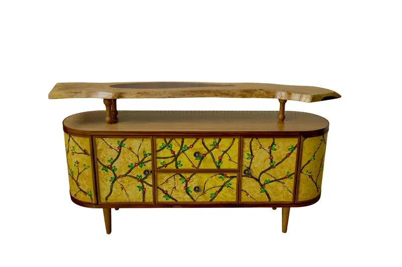The Summer Bloom, console by Simpy Bansal — top view