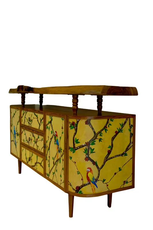 The Perched Edge, console by Simpy Bansal — right view